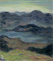 Hildenbrand_Abendberge_u_Talnebel_1913_OelLw,65x56cm 